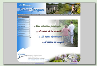 Site de la Résidence St Jacques pour personnes âgées en Essonne